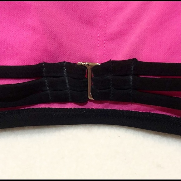 Black High Neck Bikini Top-Large - Picture 4 of 5